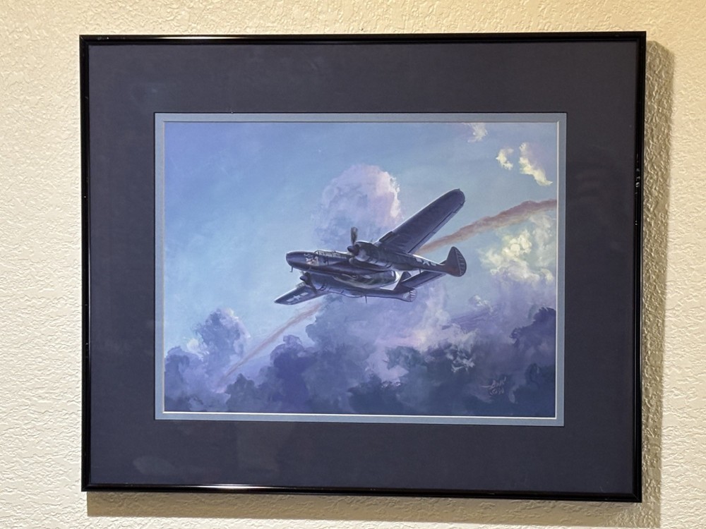 Northrup P-61 Black Widow Aircraft Painting by Michael Boss