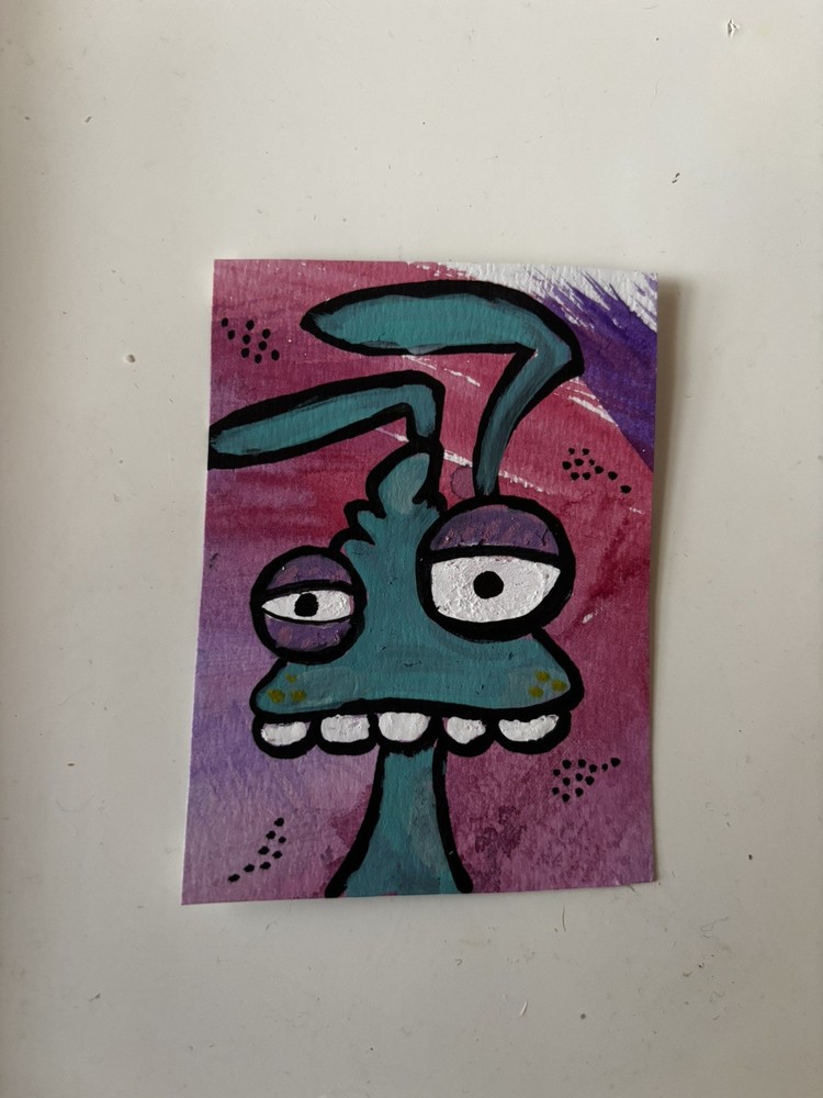 ACEO Art Card signed original 2.5×3.5