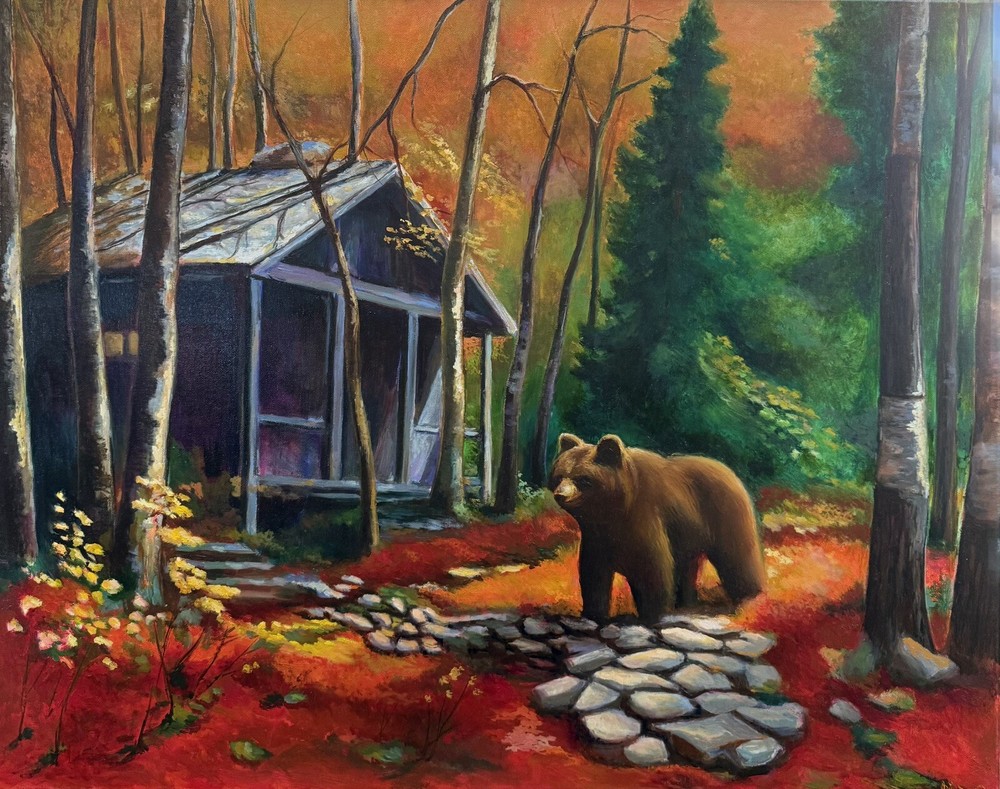 Original painting oil, 30×24 inch, Home Gift, Wall Art Decor, Authors Signed Art