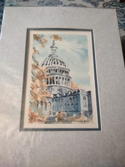 Original Ed Lattimer Watercolor 2005