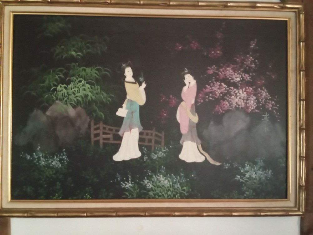 Original Asian Japanese Women Art Painting On Canvas Japan GEISHA Women Girl