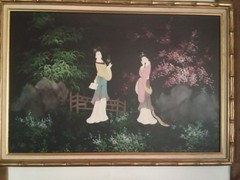 Original Asian Japanese Women Art Painting On Canvas Japan GEISHA Women Girl