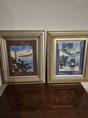 Set Of Watercolor Paintings San Francisco Coit Tower Alcatraz & Golden Gate…