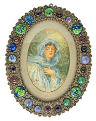 Antique Painting Art NOUVEAU Painting 1900