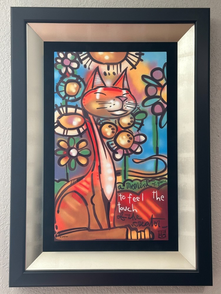 Lebo – To Feel the Touch of the Creator – Caldograph (Dye Submlimation on Wood)