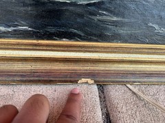 John D Banks 1906 Gorgeous Antique Framed Painting On Board Excellent Details