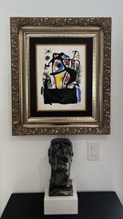 Joan Miro Lithograph Signed/stamp & Numb. In the style of (1893–1983) Matt/frame