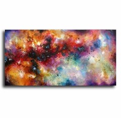 A Abstract Painting Modern Contemporary Original Art Decor Mix Lang cert. unique