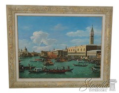 F69594: GOUINDA Italian Venice Scene Oil Painting On Canvas