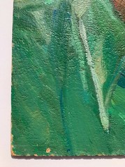 20th Century European Expressionism School Grandiose Portrait Oil Painting