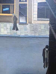 THEODORUS STIPHOUT 1913-2002 DUTCH SIGNED OIL PAINTING HAGUE CITY CAFE 1934 RARE