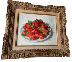Original Oil on Canvas Still Life Nessi-Valtat French Signed Montparnasse Frame