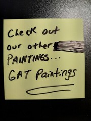 G.A.Titan Acrylic Painting IMPRESSIONISM Abstract Colorful Whimsical Gift Art