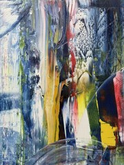 Original Abstract Composition, Oil Painting, Expressionism, 80.0 x 60.0 cm.