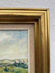 Niels Nielsen 1917-1989 Dunes Landscape Skagen Mid Century Modern Danish Art