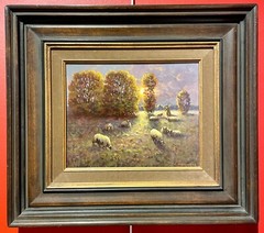 Oil Painting – Walter Rohrbach – 50 x 45 cm – Hand Signed