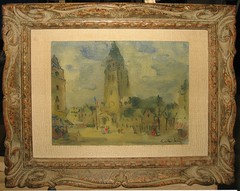 Gaston Jarry ’60s View of Paris Listed Argentinian Paris School Modernist