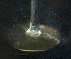 Cabernet Sauvignon Toast 14×11 in. Original Oil on canvas HALL GROAT II