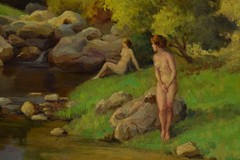 Laszlo KARPATHY (1900–1945) Artprice up to €1400, Three Nude Figures, oil,signed
