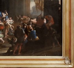 Huge 17th century Abduction Of Helen Of Troy Trojan War by – FRANCESCO MONTI