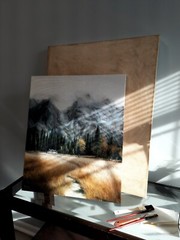 Oil Painting Landscape Original Wall Art On Canvas Contemporary Art, Mountains