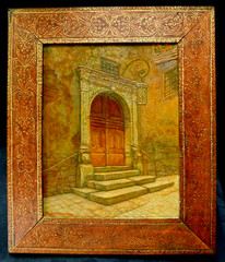 LISTED GERMAN Alfred Zimmermann (1854-1910) FINE ORIGINAL OIL PAINTING