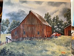 16 x 20 Original Oil Painting on Canvas……“The Linder Farm“