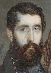 Tommasini „Portrait of a married couple“, large miniature, 1841