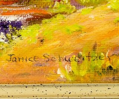 Janice Schweitzer (US,20C) oil painting 139885