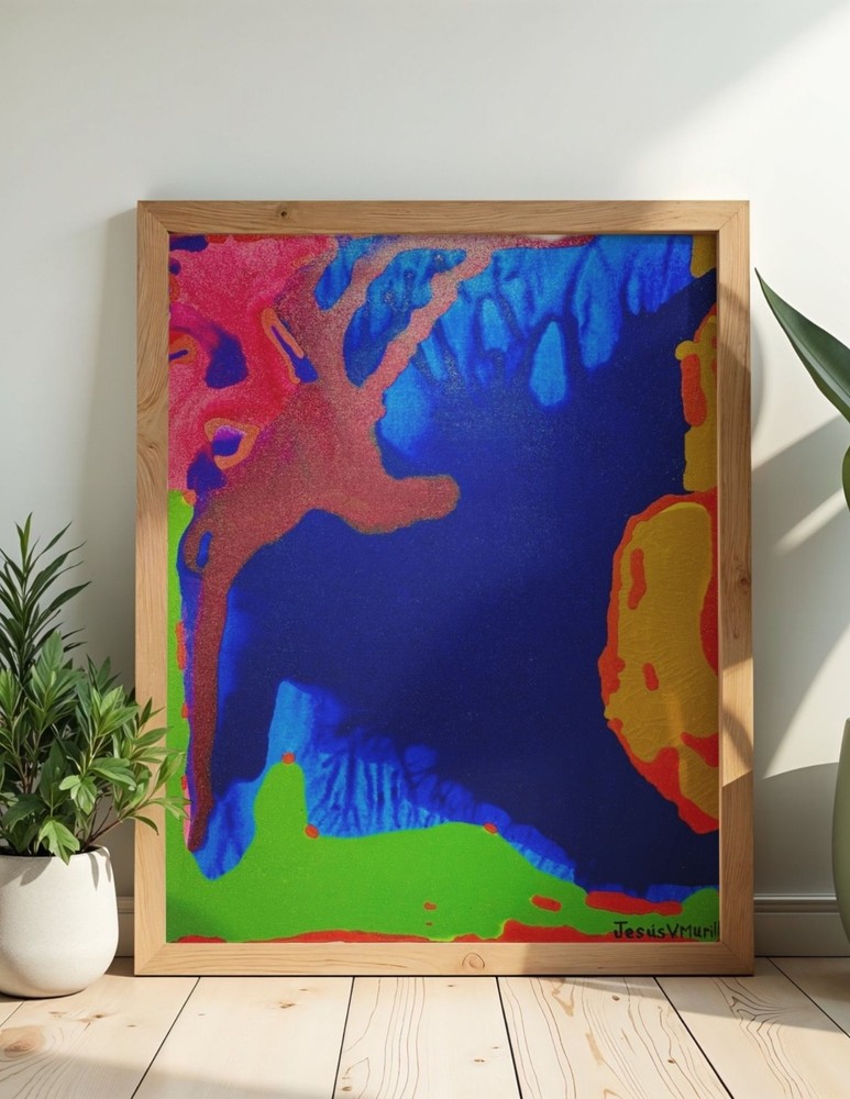 Original Murillo Painting | Ain’t it a Pretty Night | Acrylic on Canvas | 24×36″
