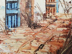 No.: 288 expressionism oil painting artwork frame painting oil painting city