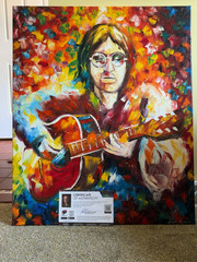 John Lennon Leonid Afremov Original Oil Painting Signed 30×36 w/ COA