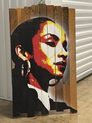 Wood Panel Sade Painting