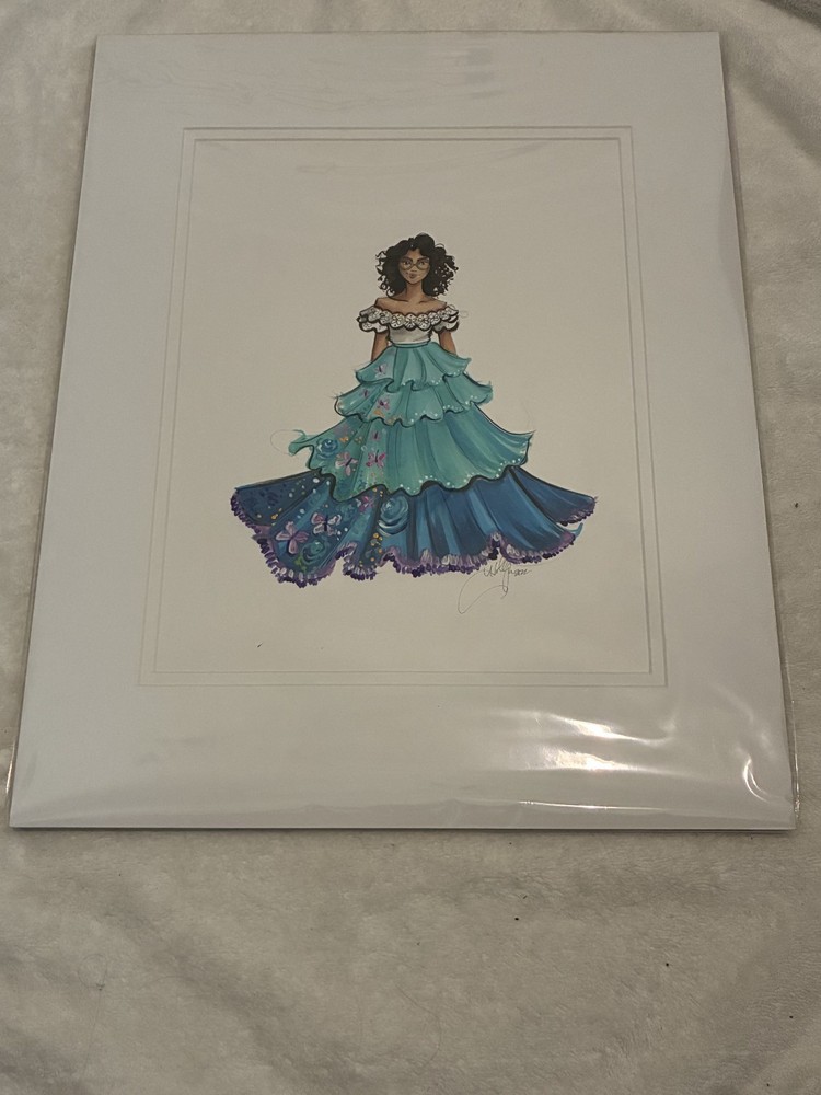 Holly Nichols „Jupiter“ Original Signed Fashion Illustration w/ COA 2022