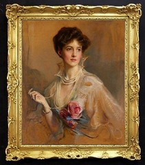 Hand Painted Oil Painting art female woman girl on Canvas 24″X30″