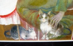 František Nikl 1935 – Prague / Cats Duet / Painting, Signed / Main Work / 1992