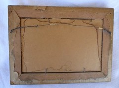 Plein Air Oil of CA by Eva Van Loan Smith / ~8 x 11” / Orig Framed