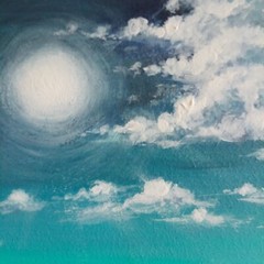 Original Acrylic Seascape Painting Signed by Wall Artist…