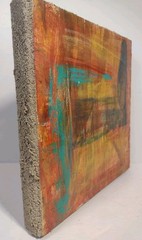 Breeden 2000 Abstract Mixed Media Painting Biscuit Run Studios 12×12