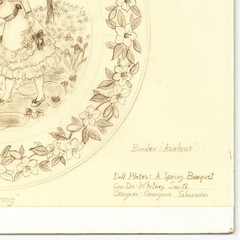 Georgann Schroeder (US,20C) graphite painting 154084
