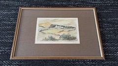 German artist Heck. Watercolor. Original 1990-2000 4