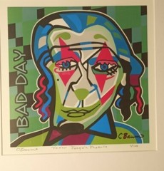 Joker, CBaum, Limited Edition Print, #1/100, Framed 15×15