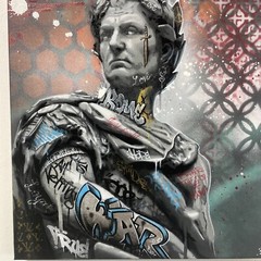 Julius Caeser WAR Street Art Edition Painting Tattoo Art graffiti Art Street Art