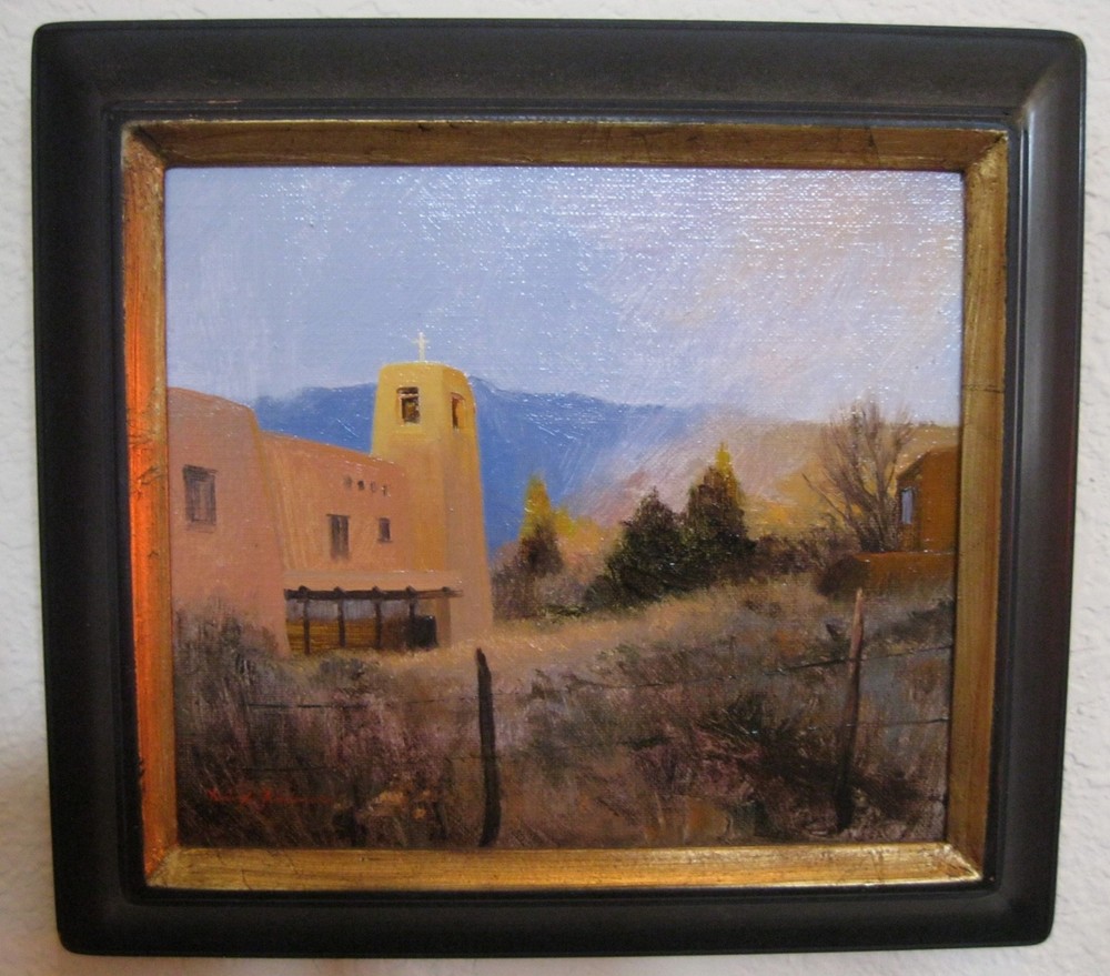 „Snow Over Cristo Rey“ by Award Winning Colorado artist, Dix Baines