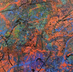 Jackson Pollock style￼ Profession￼al Painting 81” X 62”(6ft 9in)Abstract Modern