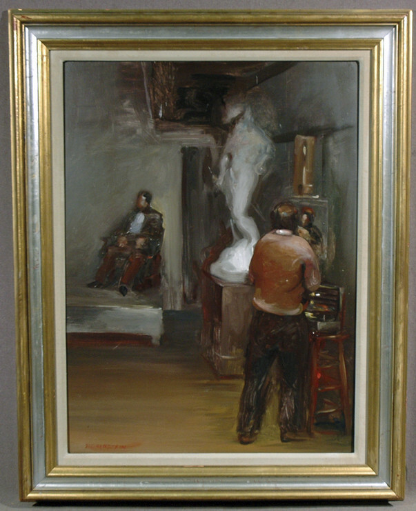 20th Century Canadian Impressionistic Interior Genre Scene