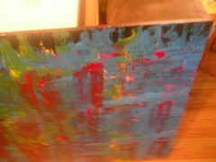 abstract paintings on canvas verdant collapse riccio fine art 40by30