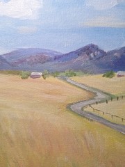 Original Hand Painted 8×10 Memorial Fields Impressionist Acrylic Panel Art…