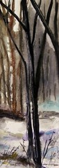 ORIGINAL Landscape WATERCOLOR Painting JMW art John Williams Impressionism
