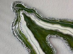 epoxy resin paintings it’s big 46.5 in 21in